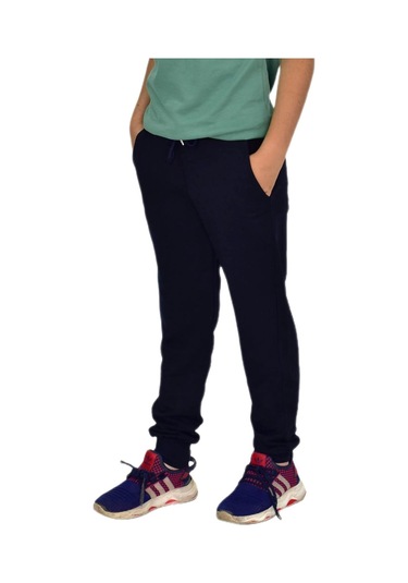 Çocuk Eşofman Altı Paça Manşetli Kız Erkek Bgl-st04726 Lacivert