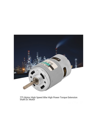 Tenfowee 775 Uzun Milyeli Dc Motor - 80w Güçlü Tork, 12v 10000 Devir/h, Soğutma Fanlı, Saf Bakır Tel, Yüksek Hızlı Sessiz Çalışma