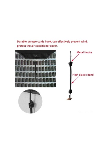 Vkemall Kışlık Klima Dış Ünite Koruyucu Tavan Örtüsü 32x32 İnç Oxford Kumaşlı