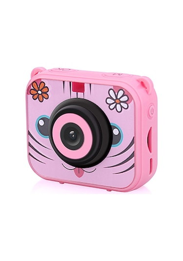 Vkemall Çocuklar İçin 30 Metre Su Geçirmez Dijital Spor Kamerası - Pembe, Hd Video Ve Fotoğraf Çekimi