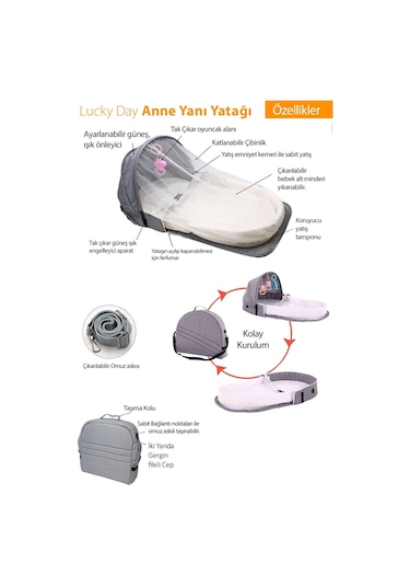 Anne Yanı Yatağı Yenidoğan Bebek