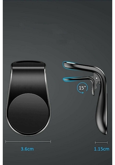 Araba Cep Telefonu Tutacağı Yeni Nesil Manyetik Telefon Tutucu Süper Güçlü Mıknatıs Mıknatıslı Siyah