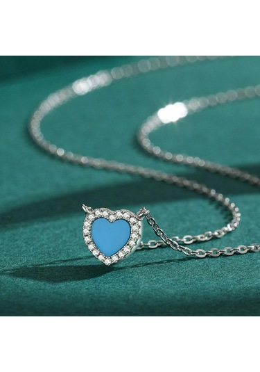 Tancise S925 Gümüş Lüks Kişilik Kolye Kolye Kadın Klasik Gelgit Kolye Gümüş