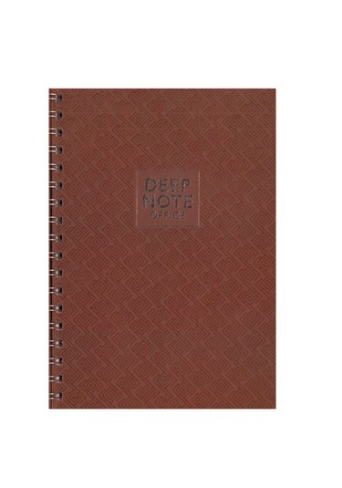 Özkan Deep Note 17x24 Sp. Kareli Defter 100 Yap. Kahverengi