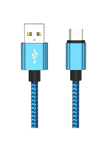 Nephy Usb C Hızlı Şarj Kablosu 2m/3m - Samsung S23/xiaomi/oneplus Uyumlumavi0.75 M