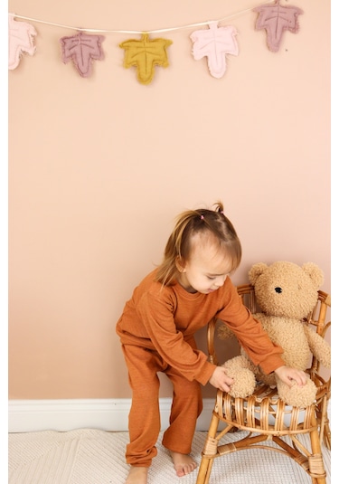 Kaşkorse Mevsimlik Pijama Takım kahverengi