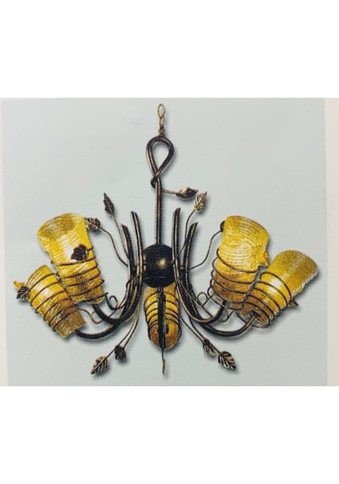 Ithal Beşli Metal Avize 4018-5P