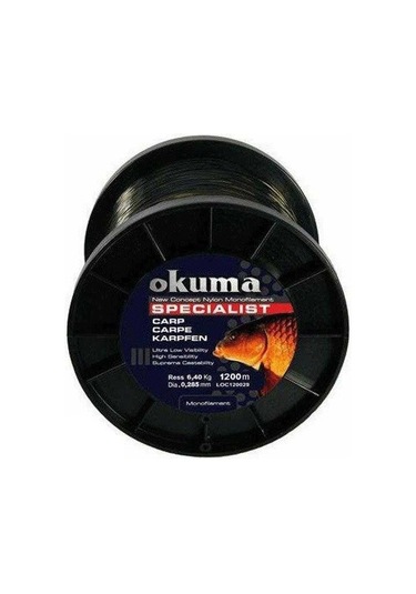 Okuma Carp 1200 Mt 22,00 Lb 10,0 Kg 0,37 Mm Camou Sazan Misina