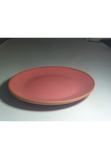 Seramik Sunum Tabağı 18 Cm Pembe