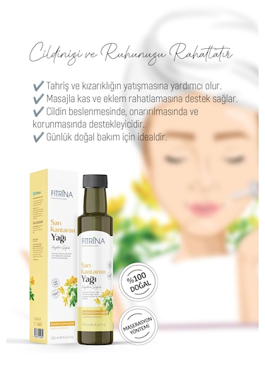Fıtrina Sarı Kantaron Yağı 250 Ml 250 ML