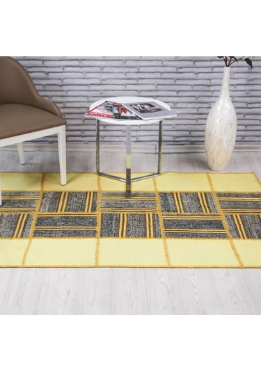 Patchwork El Dokuma Anadolu Halısı – Spring (431012701) Sarı