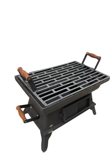 Fs-405 Ahşap Saplı Döküm Mangal