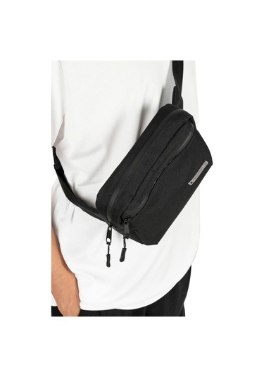 Rakerplus Siyah Unisex Minimal 21x15x5 Cm Bel Ve Göğüs Çantası Natural