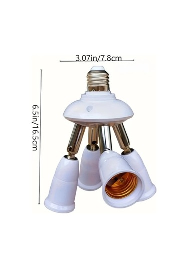 Boatshop1 Harika Beyaz 4ü 1 Arada E27 E26 Led Ampul Soketi Adaptörü Ayarlanabilir Işık Bölücü Dönüştürücü 360 Dönebilir 180 Bükülebilir Kollar Metal Kaplama 1 Adet Boatshop1 Harika Beyaz 4ü 1 Arada E27 E26 Led Ampul Soketi Adaptörü Ayarlanabilir Işık Bölücü Dönüştürücü 360 Dönebilir 180 Bükülebilir Kollar Metal Kaplama 1 Adet