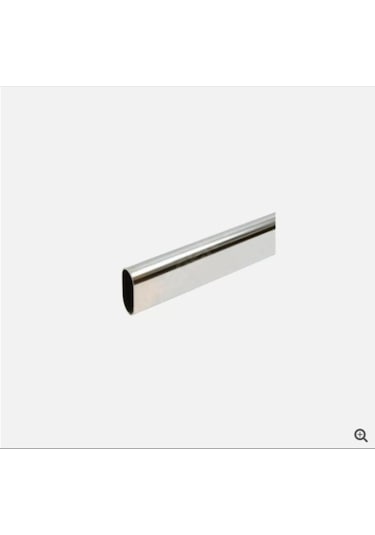 Doğanmobilyahirdavat Özel Kesim Elbise Askılık Borusu Gardrop Askı Borosu 2 Adet Flanş