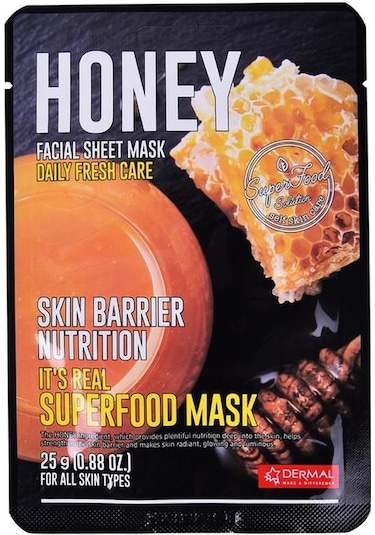 Dermal It's Real Super Gıda Maskesi Bal 25 G