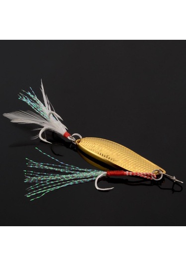 Suntek 10 Adet Balıkçılık Yrd Jig Kanca Örgü Gümüş-14