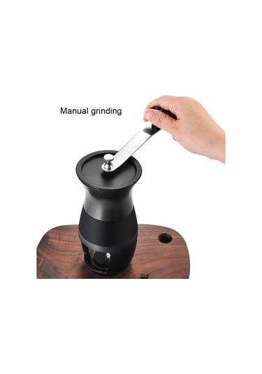 Taşınabilir Kahve Öğütme Ev Kahve Makinesi (Siyah)