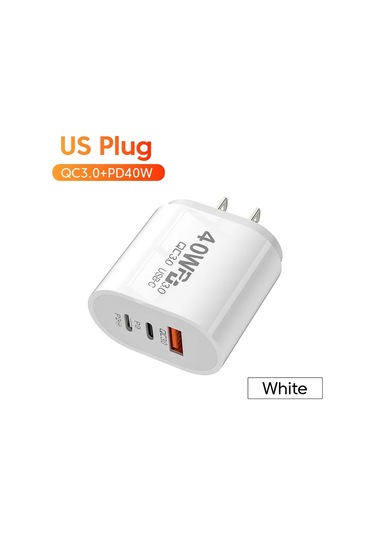 Dawndesslo 40w 3 Portlu Usb C Hızlı Şarj Cihazı Pd Qc3.0 Adaptör Samsung Xiaomi İphone Uyumlu Chdistribütör Garantili