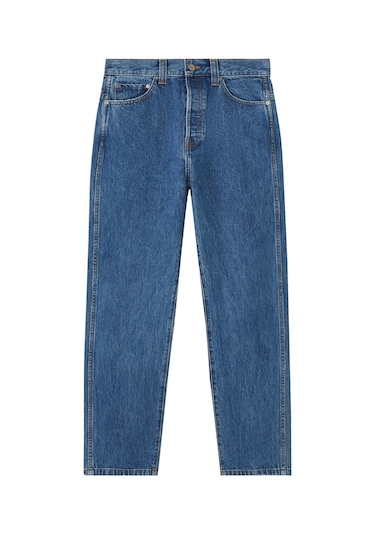 Khaite Vintage Tarzı Modern Kesim Kot Pantolon Mavi