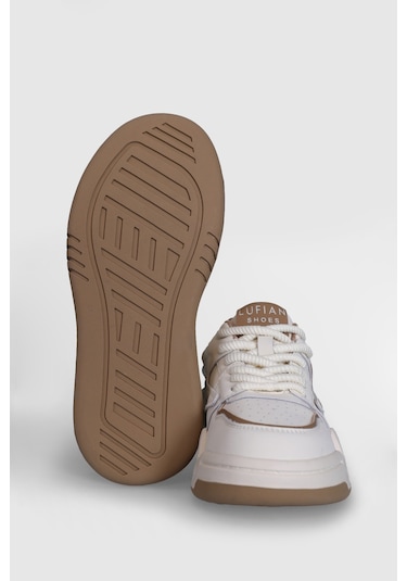 Lufian Maya Kadın Sneaker Ayakkabı Bej Bej