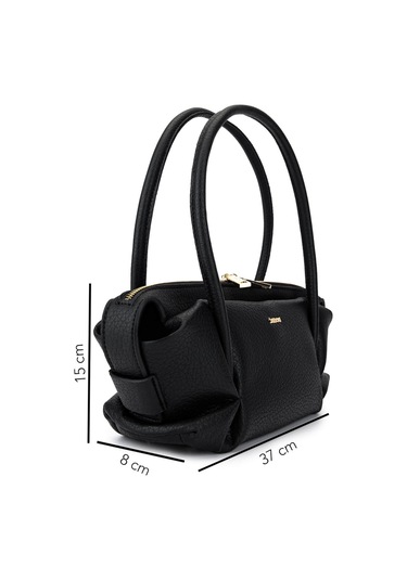 Tamer Tanca Kadın Suni Deri Siyah Floter Kol Çantası 1178 4009 Bn Cnt Sk25-26 Sıyah Fltr Siyah