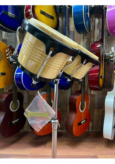 Hayvan Derili Ağaç Bongo 7" Ve 8" Çap Kod 0764