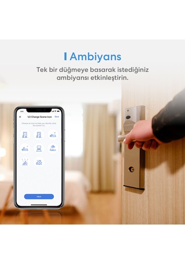Meross Akıllı Anahtar Tuşlu Çift Yön Mss550x Apple Home Destekli