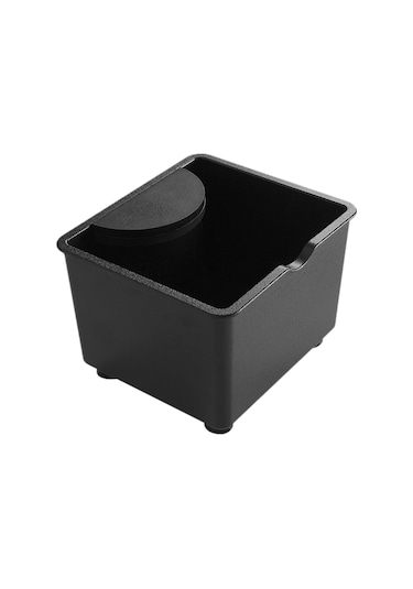 Suntek Sayaç Bar Mutfak Için Kahve Öğütülmüş Çöp Kutusu Siyah