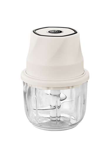 Geeroyoo Elektrikli Sarımsak Blenderı 350ml Cam Kase 6 Blatlı Bıçak Mavi Ev Profesyonel Mutfak Aleti Sarımsak Ezici Ve Çizici Diğer