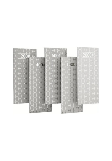 Valkyrie 5 Adet Elmas Biley Seti Bıçak Bileme Taşı Sulu Veya Susuz Biley Uzun Ömürlü Aşınmaz 200 400 600 1000 2000 Grit