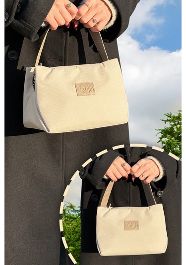 X Pro Termos Biberonluk El Çantası Beıge Bej