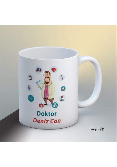 Kişiye Özel Doktor Temalı Kupa Bardak-1 Beyaz