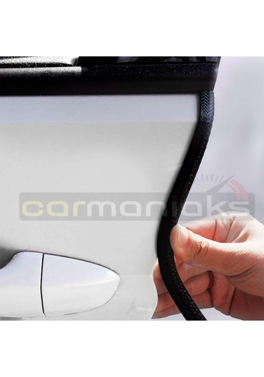 Siyah Oto Kapı Fitili Çizilme Önleyici Araç Kapı Koruyucu Fit