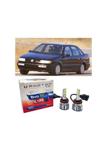 Vw Passat B4 Led Xenon Kısa Far Ampulü H1 Duo Yeni Seri Beyaz 1994-1997