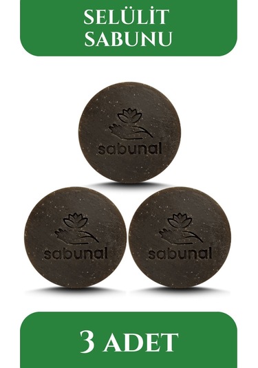 Sabunal Selülit Sabunu 3 Adet - Cilt Sıkılaştırıcı Sabun