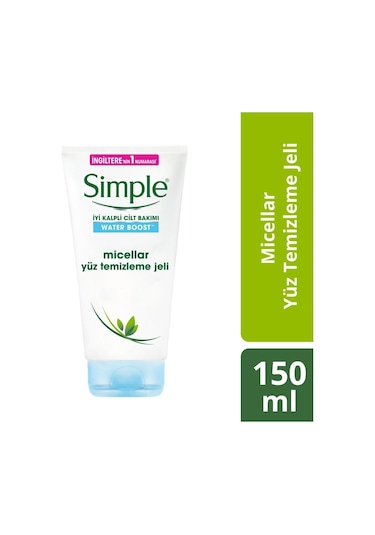 Simple Water Boost Micellar Yüz Temizleme Jeli 150 ML