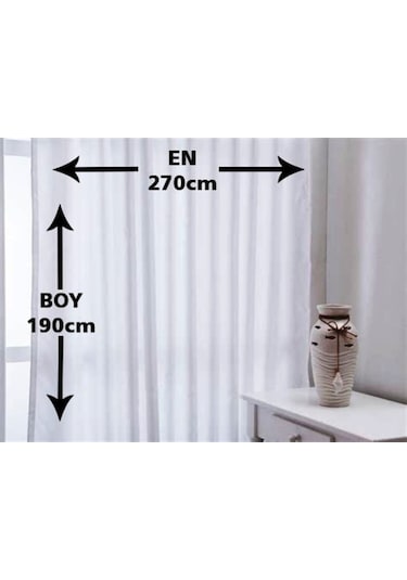 Hazır Güneşlik Perde-Ekru