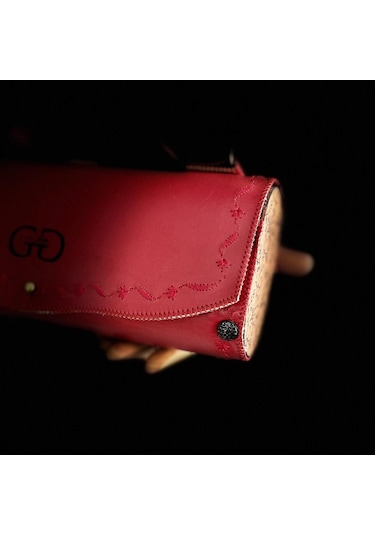 Hakiki Deri, El Yapımı Bayan Çanta, Bayan Cüzdan Larissa V13 Ekru