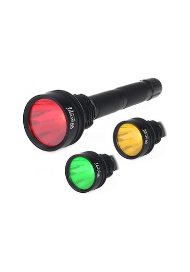 Watton Güçlü Profesyonel Şarjlı Avcı Feneri Wt-147 Siyah