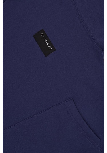 Kids Boy Kapüşonlu Sweatshirt Lacivert