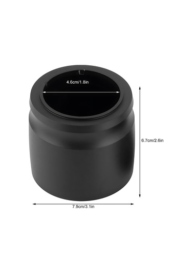 58mm Alüminyum Alaşımlı Kahve Tozu Seçici Dozaj Halkalı Gümüş Gümüş