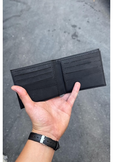 Flaw Basic Erkek Cüzdan Siyah Siyah