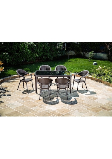 Bintaşmobilya Venge Dış Mekan Masa Sandalye Takımı Venge