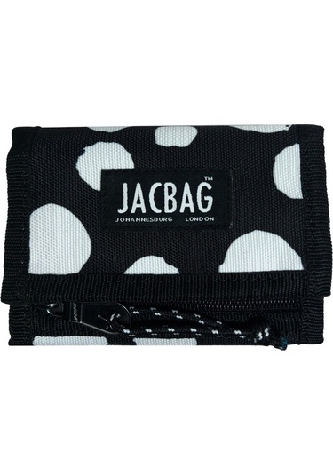 Jacbag Benekli Siyah/beyaz Cırtlı Cüzdan/kartlık - Erkek Çocuk Çok Renkli