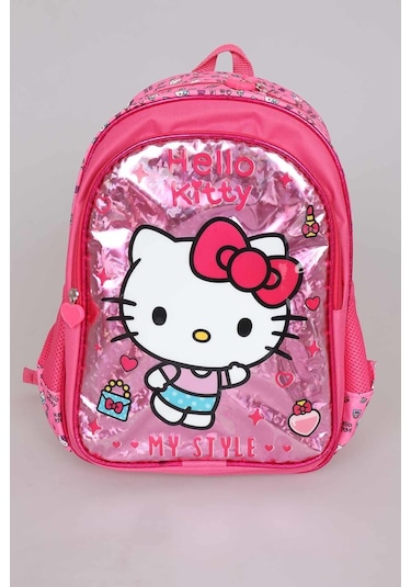 Lisanslı Hello Kıtty " Pınk Love " Okul Çantası