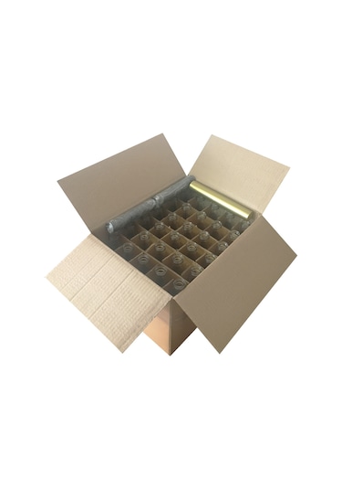 Afracam Maraska Şeffaf 500 ML Cam Şişe Kapak Kapüşon 30 Adet