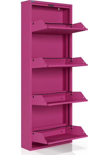 Ceha 4'lü Metal Ayakkabılık - Pembe K.AYK-4 /AB4010