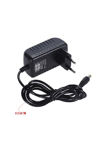 Geeksen Gitar Efekt Güç Kaynağı Adaptörü 9v Dc 1000ma 5 Yollu Zincir Akor Kablosu Negatif İç Pozitif Dış