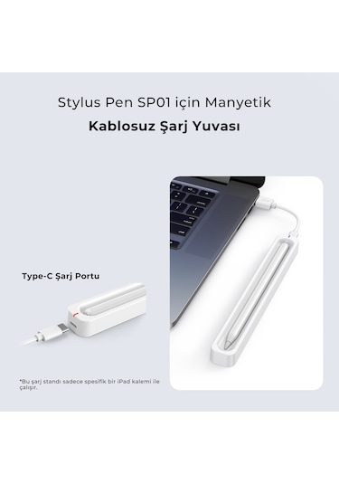 Bix SP01 Stylus Pen için Manyetik Kablosuz Şarj Yuvası
